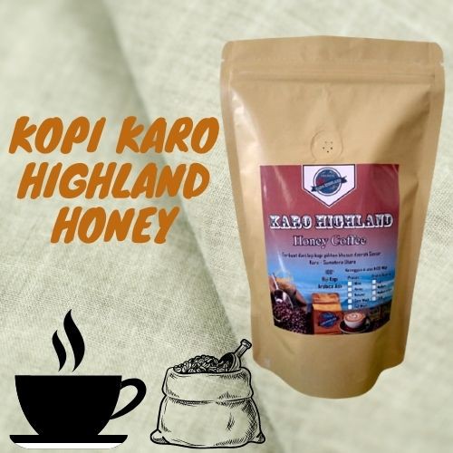 

KOPI KARO HIGHLAND HONEY 250 GR BIJI | BUBUK