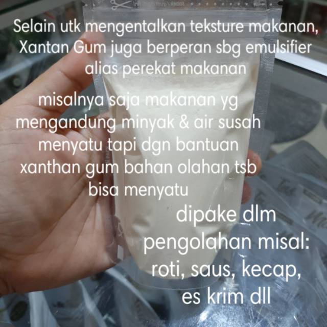 

Xanthan Gum pengental makanan 100gr