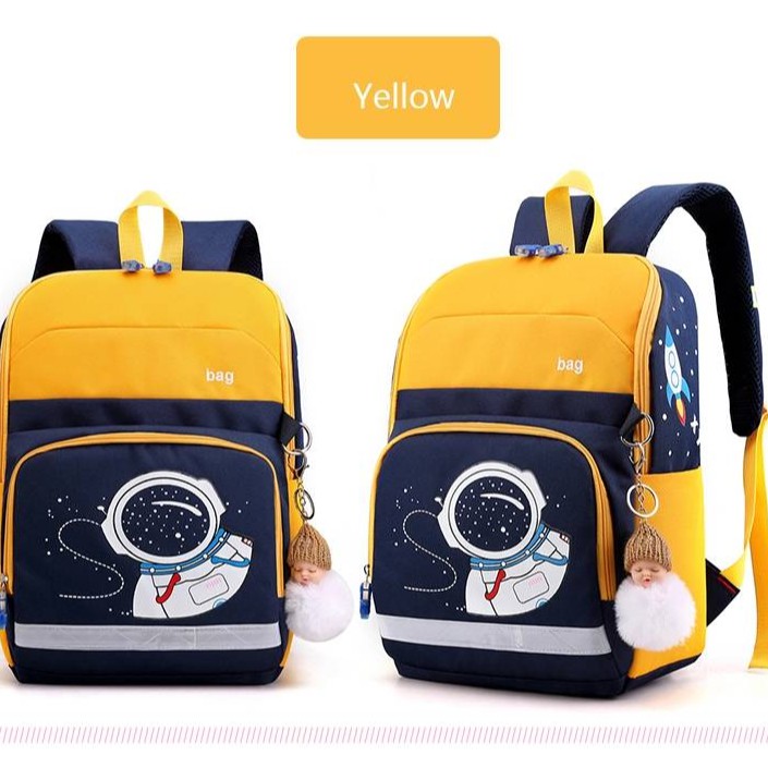 Rya.id - Tas Ransel Anak Sekolah Karakter Fashion Kids Astronot Tas Ransel Anak Sekolah Laki-Laki Perempuan Termurah populer Kekinian Multifungsi Tas Anak
