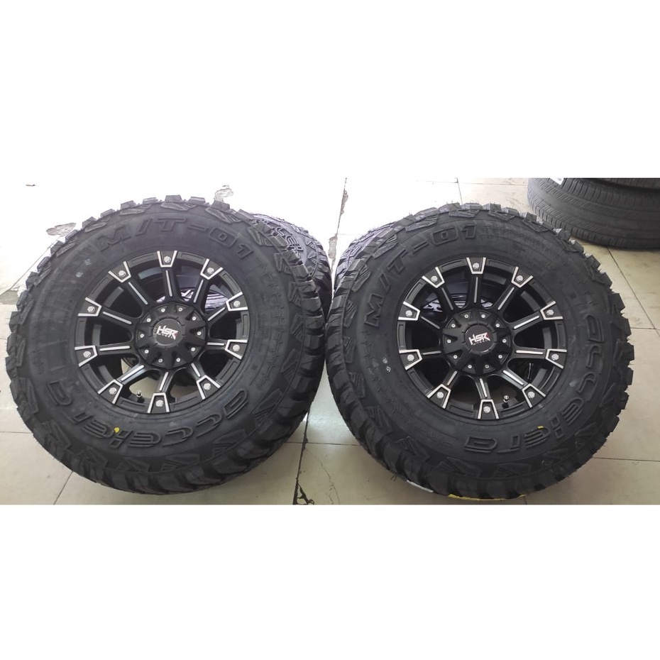 PAKET VELG MOBIL HSR PANZER RING 15 R15 OFFROAD - pajero fortuner 2011 strada triton hardop PHANTER 