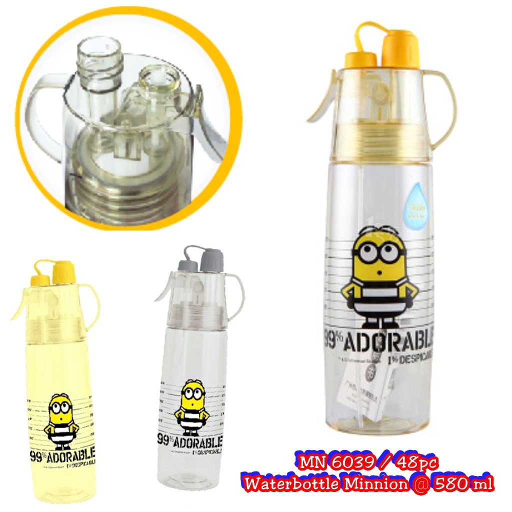 Original Minon kuning waterbottles spritz spray 580ml MN6039