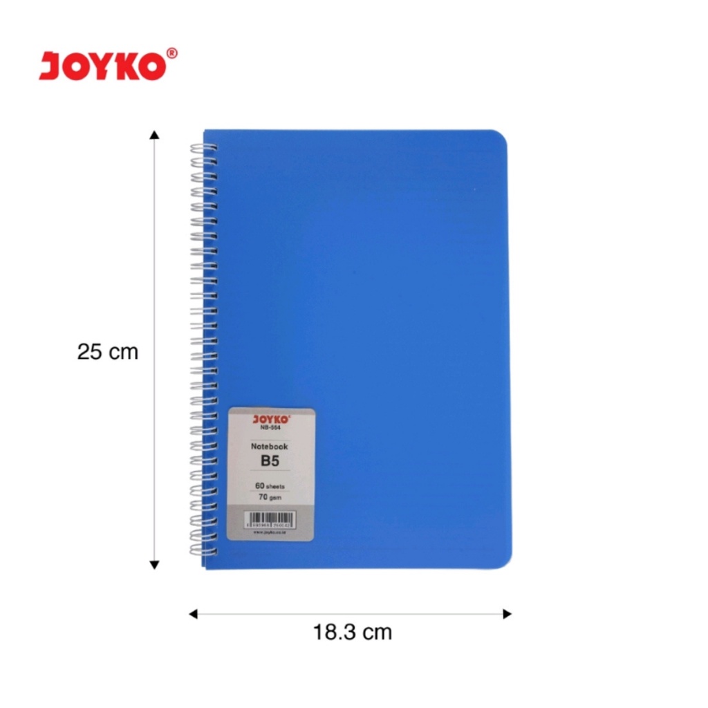 

JOYKO Ruled Notebook Diary Agenda Buku Catatan Bergaris Joyko NB-664 60 Lembar