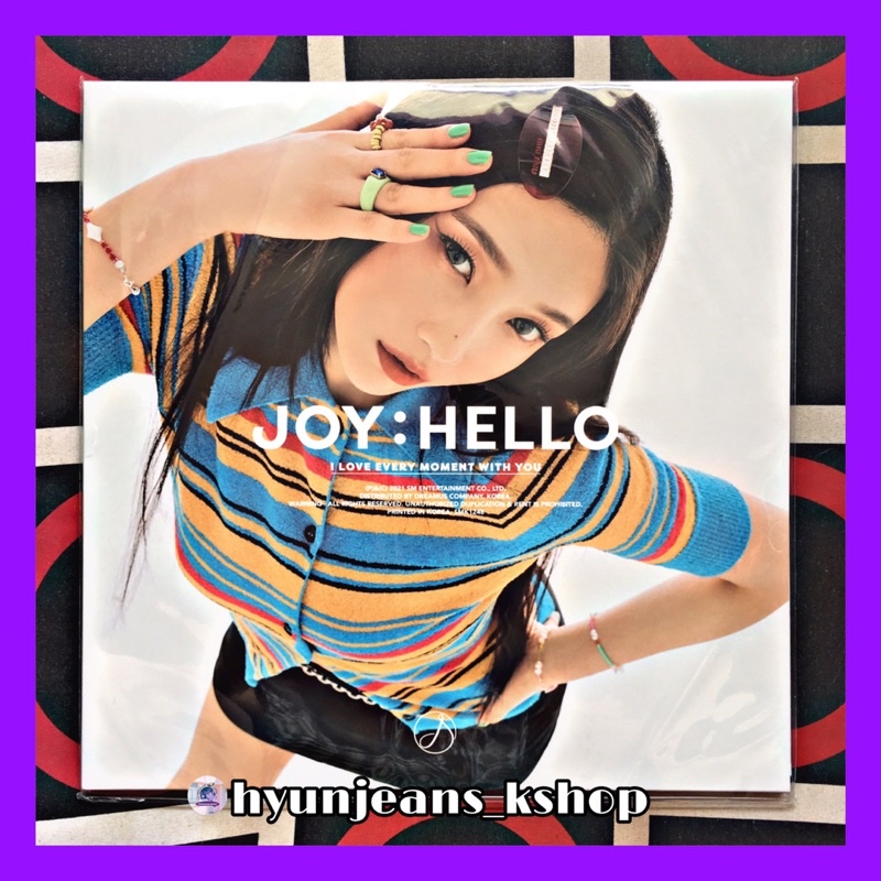 Joy RED VELVET The 1st Debut Special Album - HELLO (LP / VINYL / PIRINGAN HITAM ver.) Limited Editio