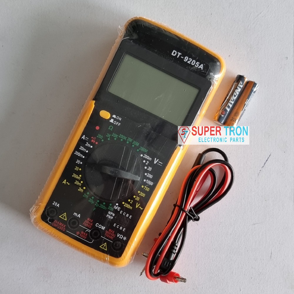 Multimeter Digital Multitester DT-9205A