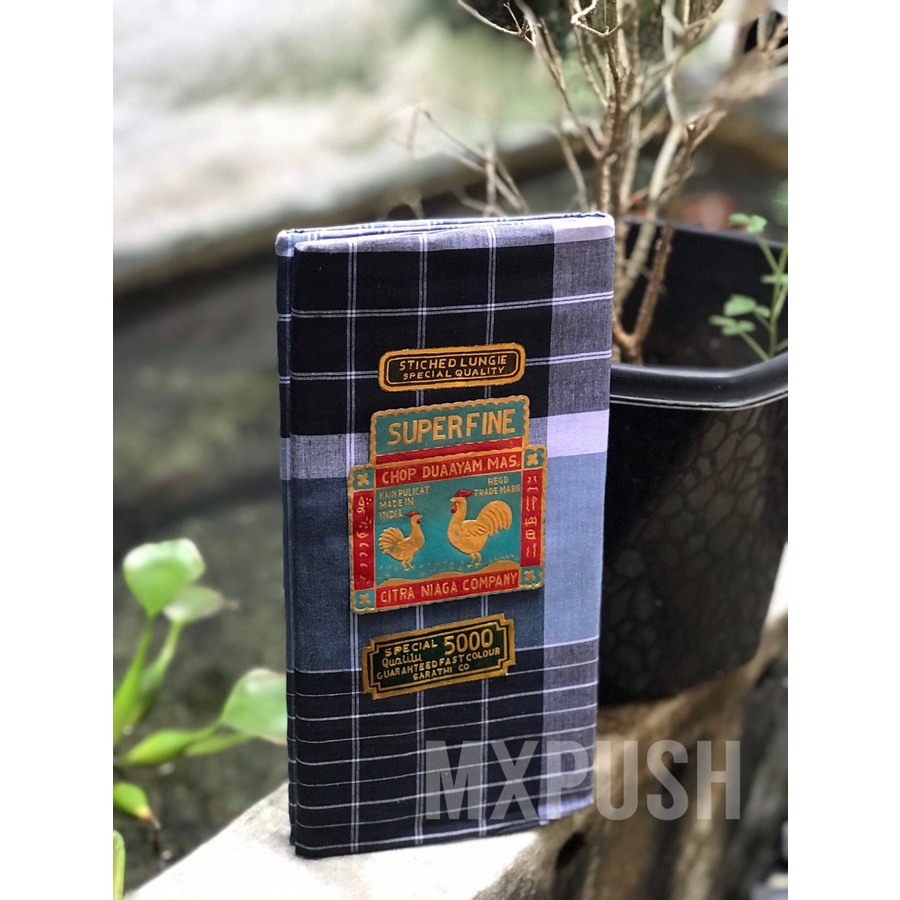 Kain sarung CHOP DUAAYAM MAS kain pulicat made in India cap dua ayam