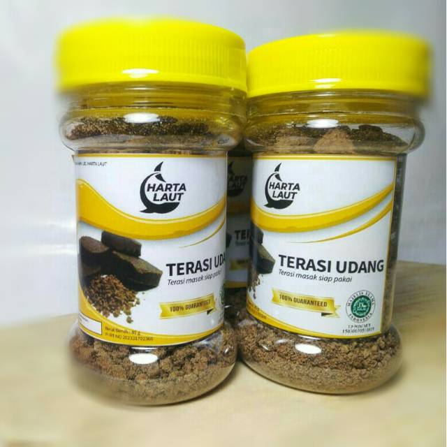 

Terasi Bubuk Bonang, Terasi Matang, Praktis, Enak, Lasem, Rembang, UD Harta Laut