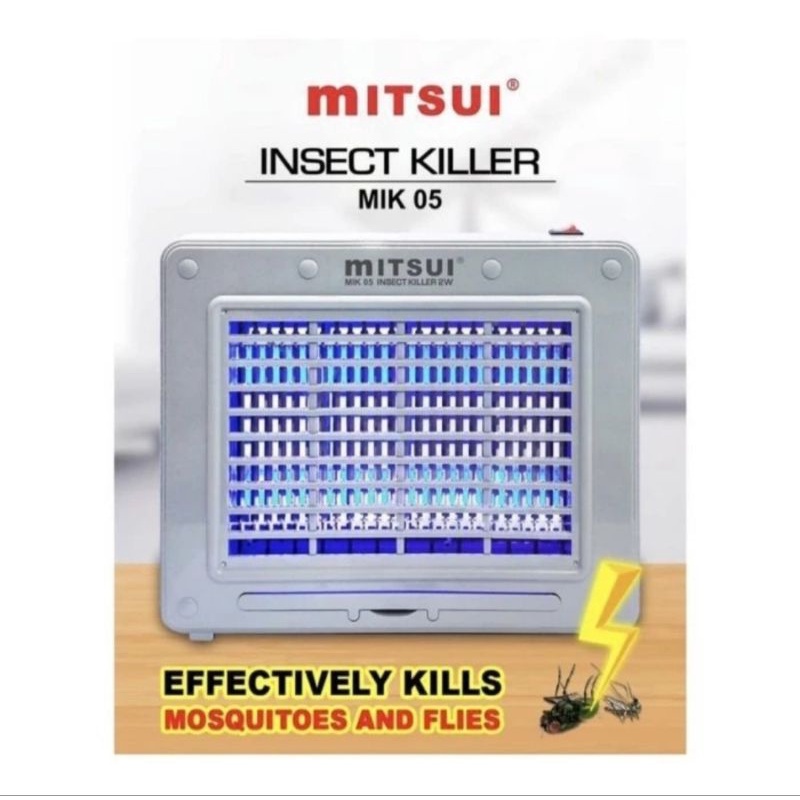 Perangkap nyamuk lalat mitsui lampu UV 2watt insect killer