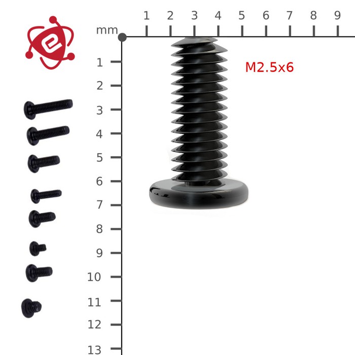 Baut Screw Kecil M2.5x6 Laptop HP Toshiba Sony Dell Samsung Asus Acer