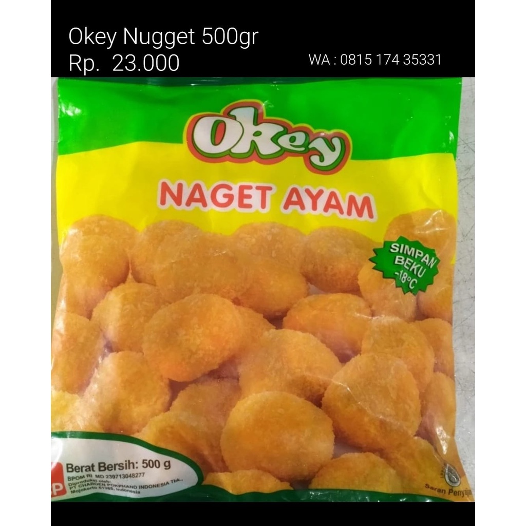 

Okey Nugget 500gram