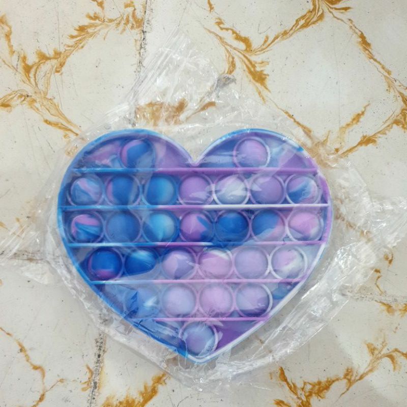 Pop It Sugus Terlengkap | Popit Sugus Astronot Round Unicorn Square Love-Love Sugus