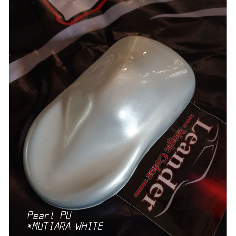 cat mutiara pearl white PU 1liter Leander