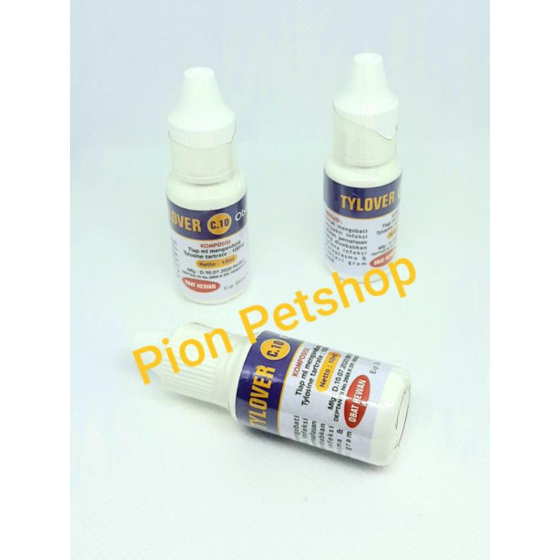 TYLOVER 10 ml Obat Flu dan Batuk Patten untuk anjing dan kucing