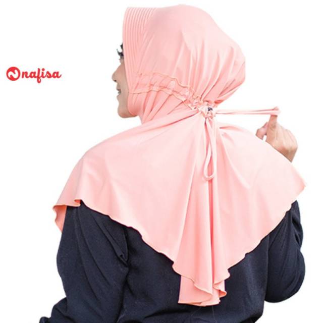 PROMO | Hijab Instan Nafisa Fabiola  / Jilbab Serut Simple / Kerudung Remaja-3