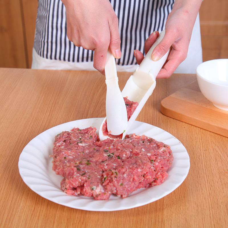 Utama Jakarta Baru - Alat Cetakan Bakso Plastik/ Cetakan Perkedel &amp; Bakwan / Meat Ball Maker