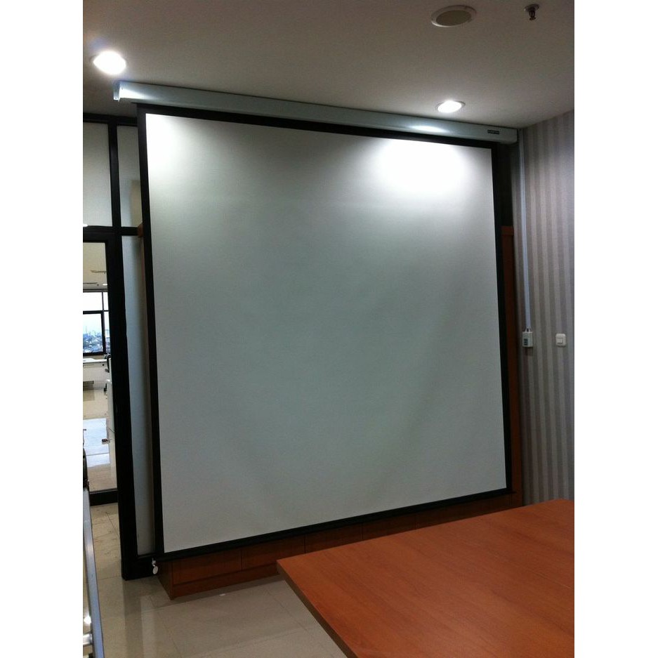 Layar Projector 96inci Wall Screen 245x245CM - Screen Layar Projector 96&quot; Wall Screen