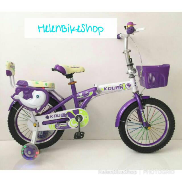 Sepeda Lipat Kouan 16 Inch Khusus(Extra sale)