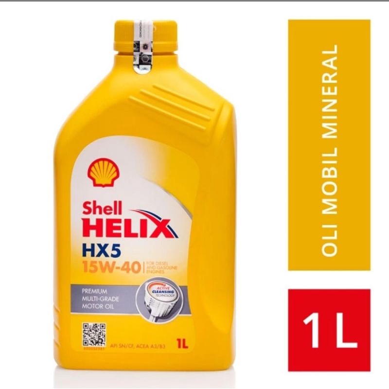 Shell HELIX HX5 15W-40 4T 1Ltr oli Shell Helix Motor Manual