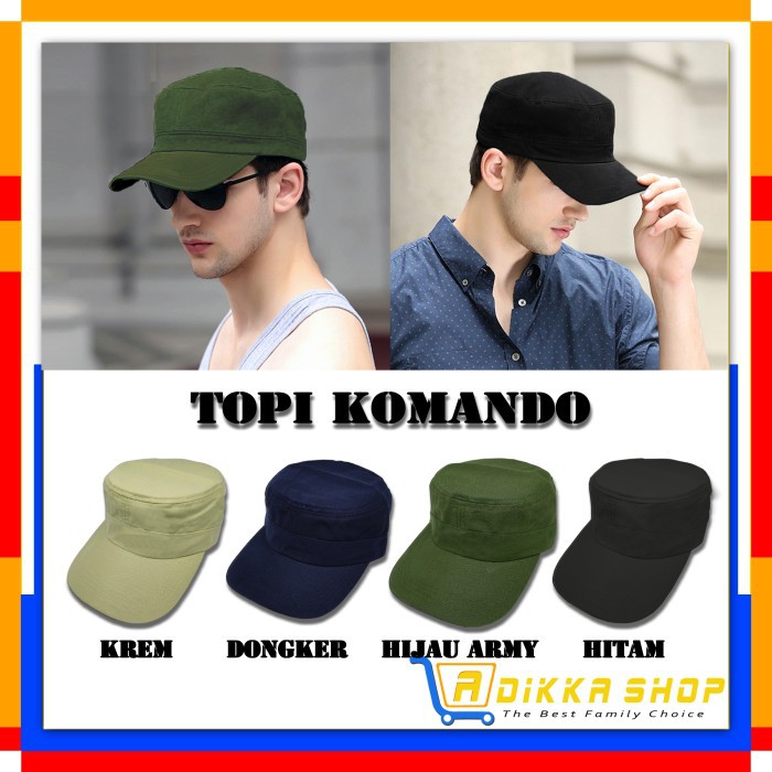 Topi Komando / Topi Komando Polos / Topi Komando Army / Topi Tentara fbd
