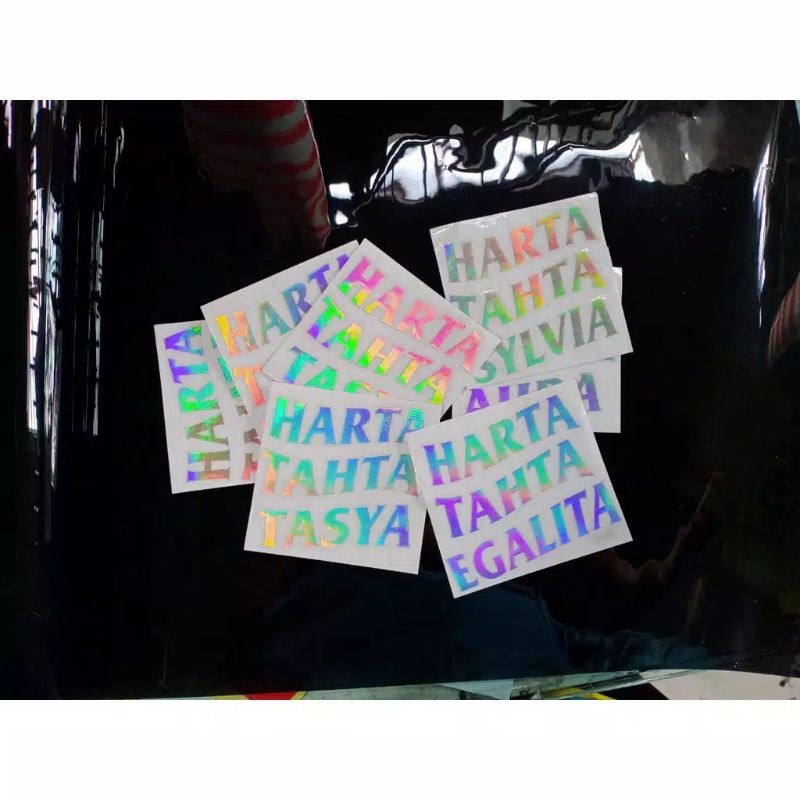 

Sticker-HARTA TAHTA WANITA-STICKER BANG JAGO-STICKER NGAJI IBADAH USAHA