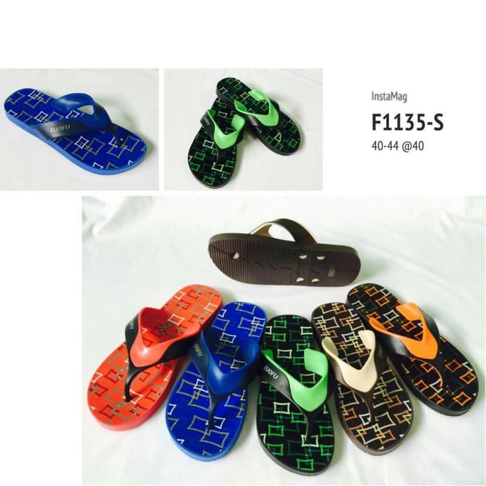 MURAH SENDAL / SANDAL SLOP PRIA CWO LEBARAN PUASA 1135s pria jepit pria luofu karet import cowok RAM