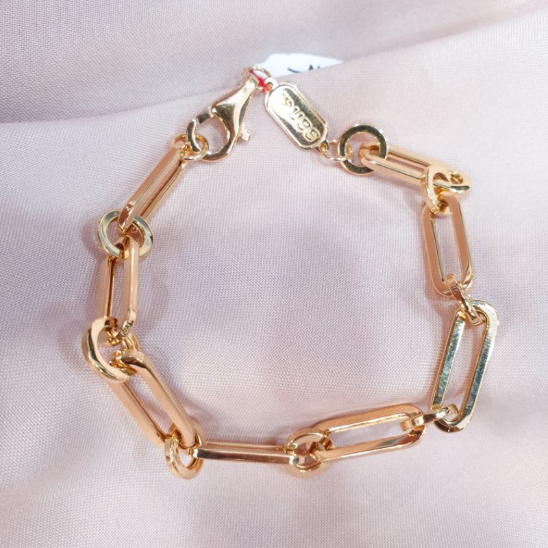 [NEW] Gelang rantai catena kombinasi emas asli kadar 375, perhiasan, gelang dewasa, gelang emas, ema