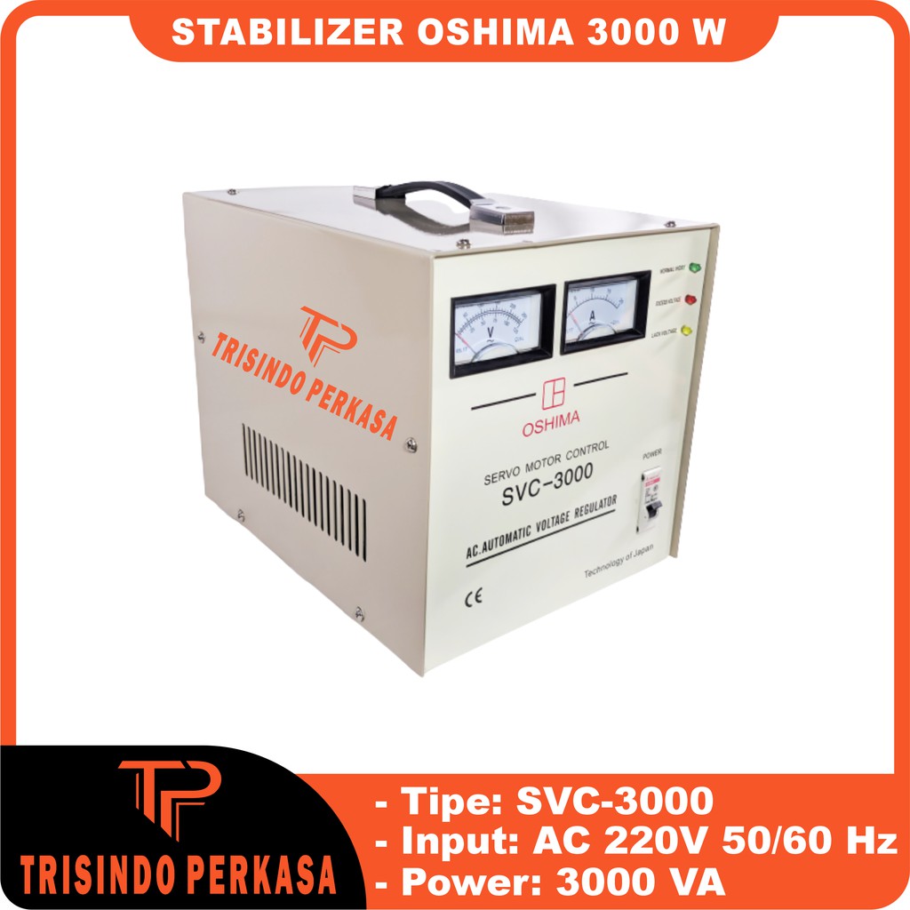 Stabilizer Oshima 3000watt 3000 Watt 3000w Svc 3000
