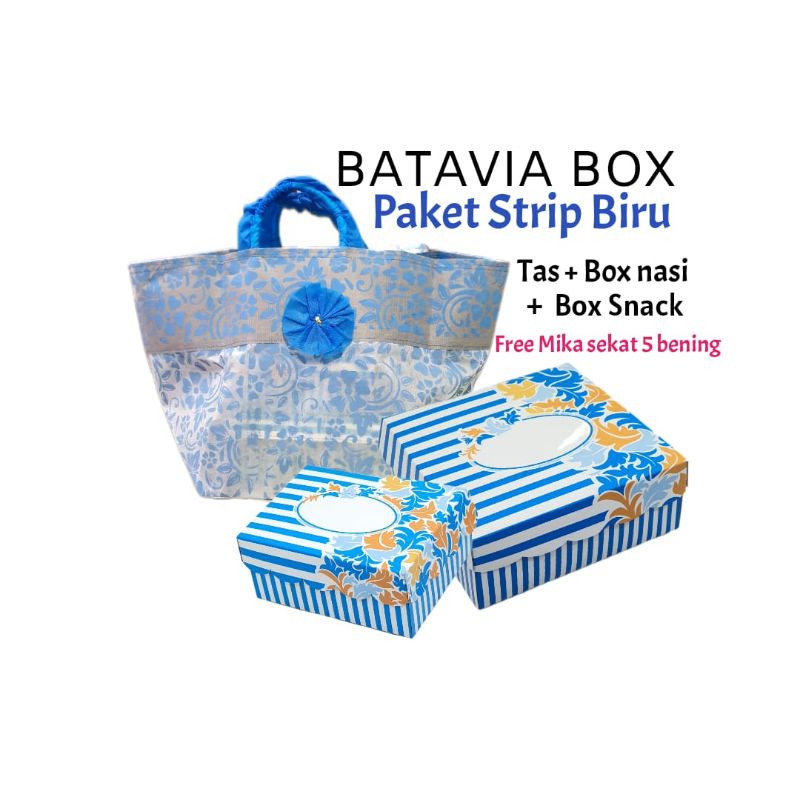 

Paket Goodie Bag Blue Strip Set (Minimal 5 set)