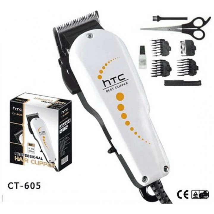HTC Professional Hair Clipper with Attachment - CT-605