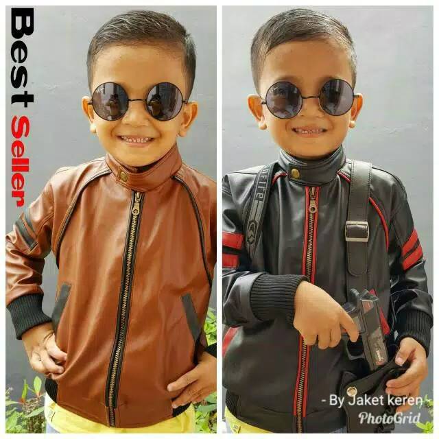 Jaket anak kulit asli | Jaket cowok cewek | Jaket laki-laki perempuan | jaket murah keren trendy