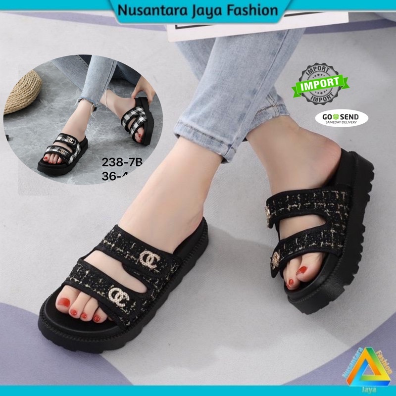 6.6 Sandal Wedges Wanita FLORIDA Import Balance 238-1