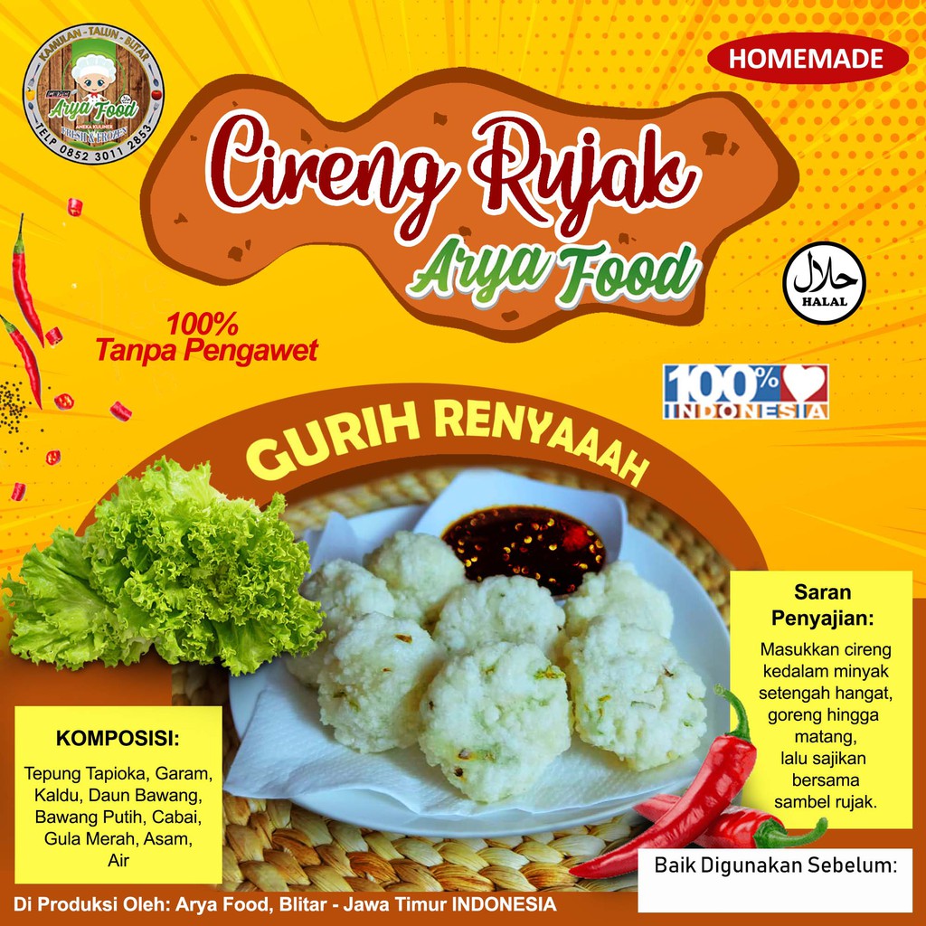 

Cireng Ayam Frozen Homemade