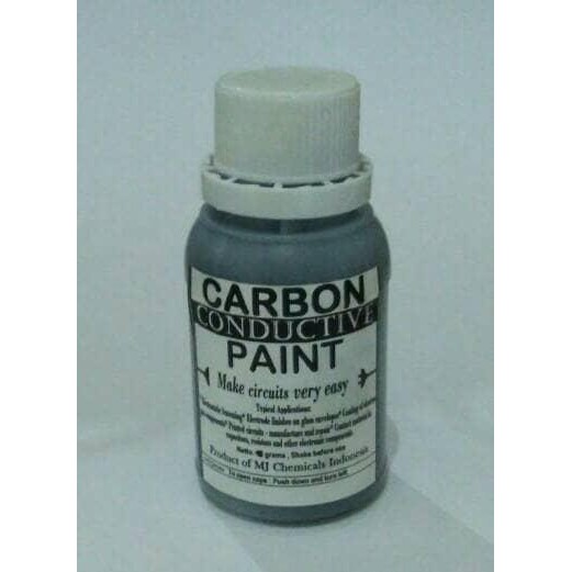 

Tools / Carbon Conductive Paint / Cat Karbon Penghantar Arus Listrik5 50 Grams Termurah