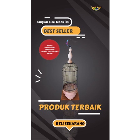 SANGKAR PLECI HELLOPET TEBOK MENTAHAN