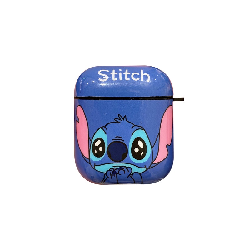 Stitch Casing Silikon Kompatibel Untuk Airpods1 2 3 pro Bluetooth Wireless earphone Case