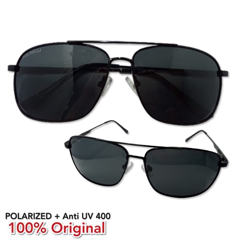 NEW!! Kacamata Hitam Gaya Full Lensa Hitam Polarized Anti Silau Pria Wanita Kacamata Retro Cassual Trend Suglasses K34 hitam Kaca mata Fashion Design Korea Polarised