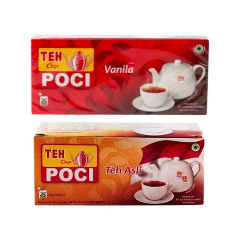 Jual Teh Poci Celup Asli 25x2gr Teh Poci Celup Vanilla 25x2gr Teh Cap Poci Indonesiashopee 3246