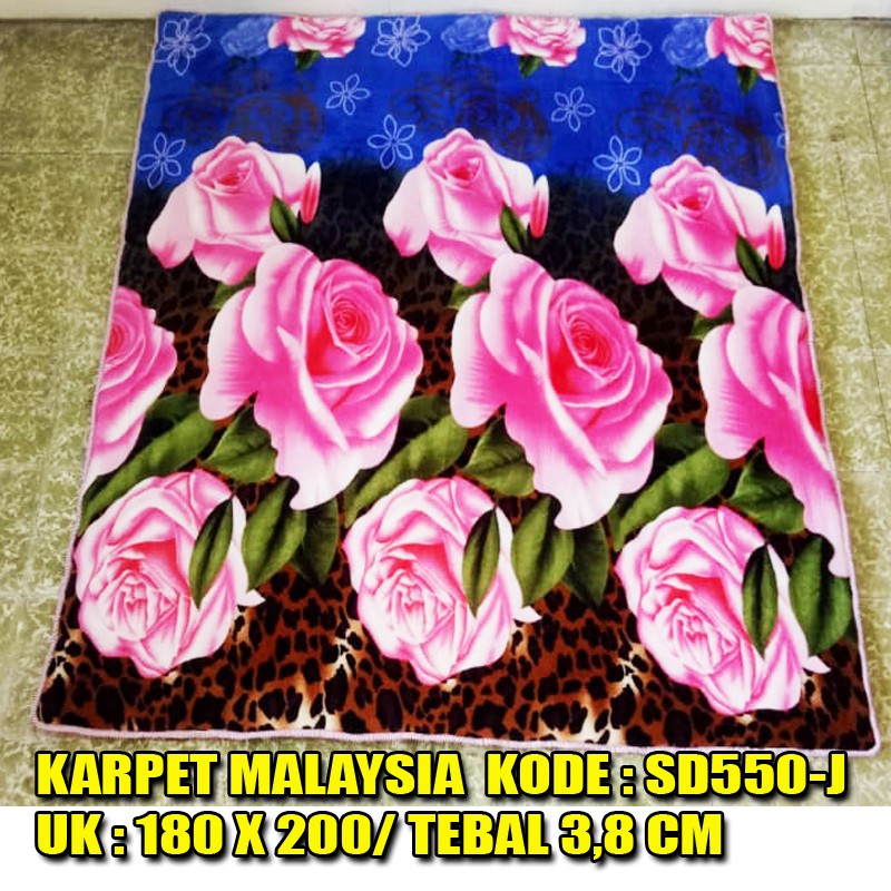 Karpet Malaysia / Ambal Malaysia Uk. 6 kk (180 x 200 ) Bahan Bulu Karpet Bulu malaysia