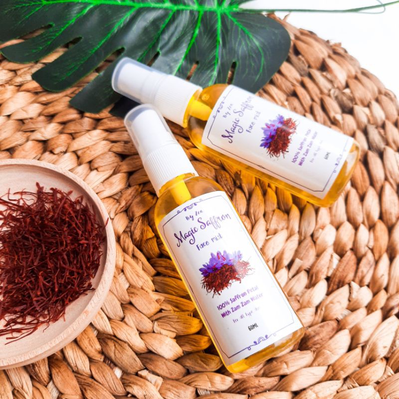 Saffron Face Mist with lemon / Saffron Spray / Toner Saffron 60ml