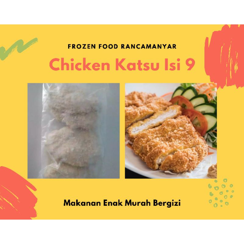 

Frozen Bento Chicken Katsu isi 9 / Nugget Dada Ayam / Ala Ho*ben Murah Terlaris