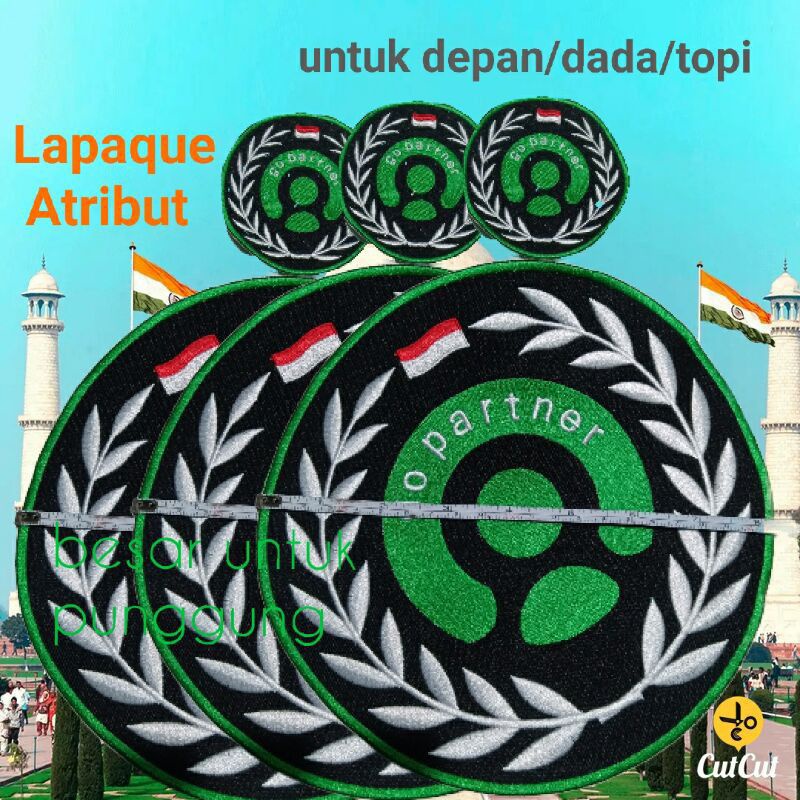 EMBLEM OJEK GO JEK LOGO BORDIR GOJEK