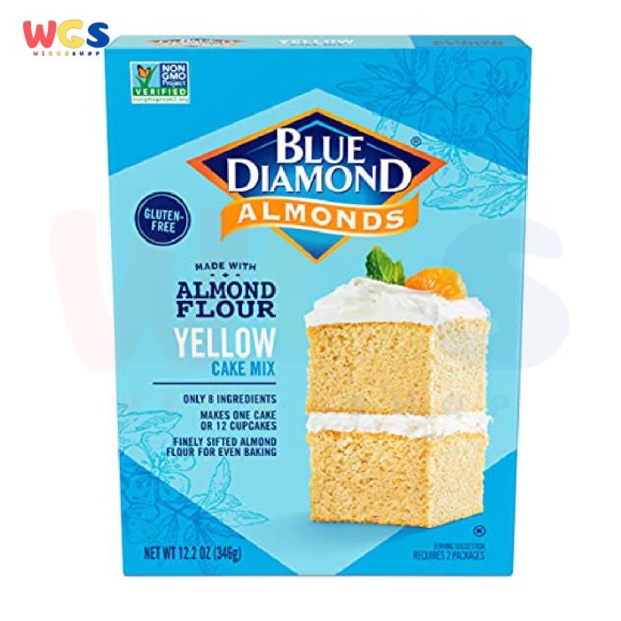 

BISA COD Blue Diamond Almonds Yellow Cake Mix Almond Flour Non GMO 12.2oz 345g