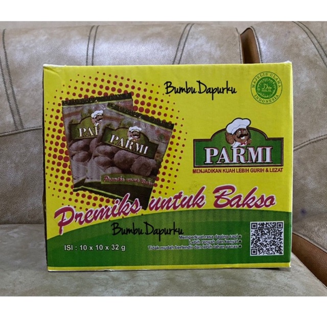 (10 sachet = 1 renceng) Tepung Parmi / Parami HALAL Premiks untuk Pengenyal Bakso 32gr