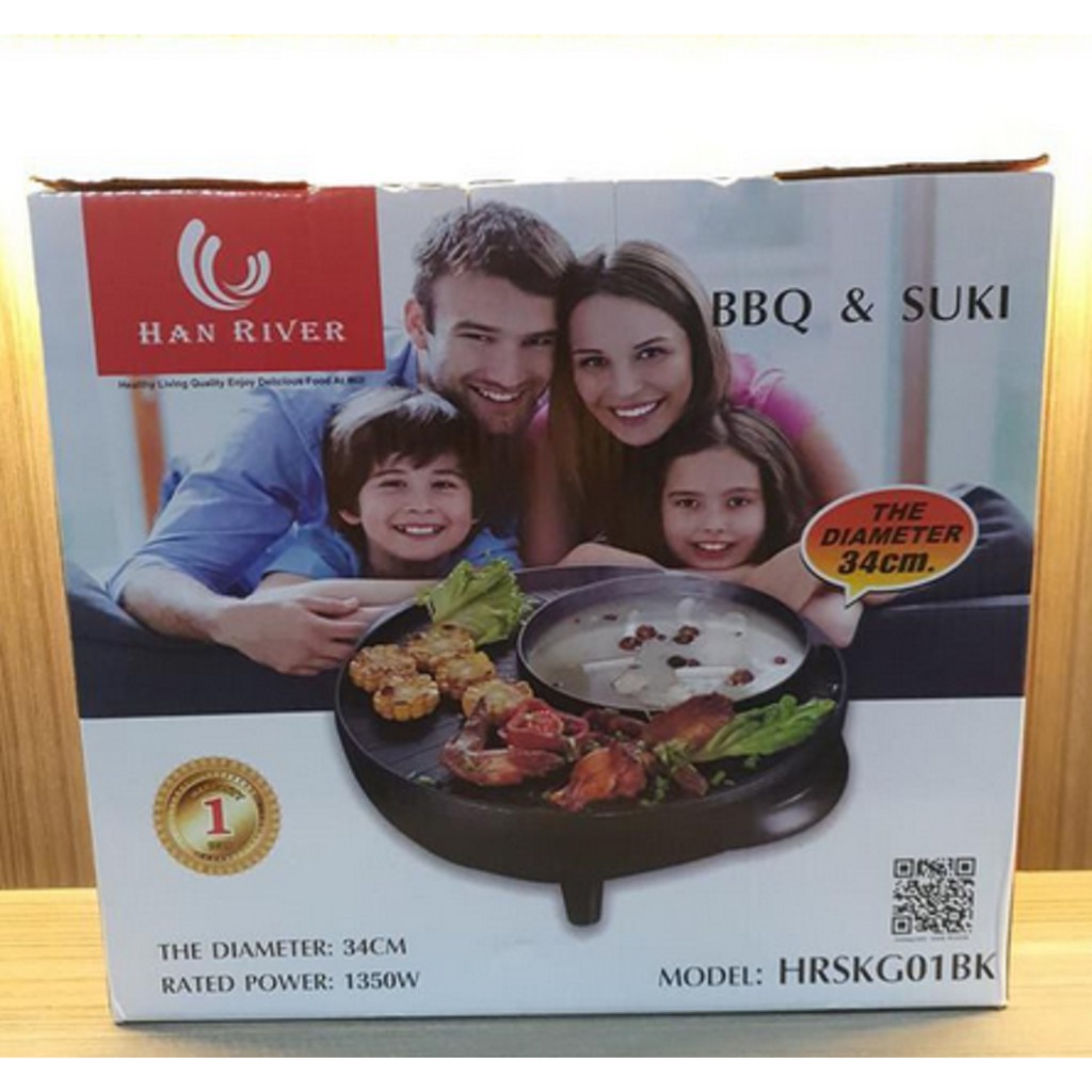 Han River Kompor Listrik Bbq & Suki Diameter 34 Cm