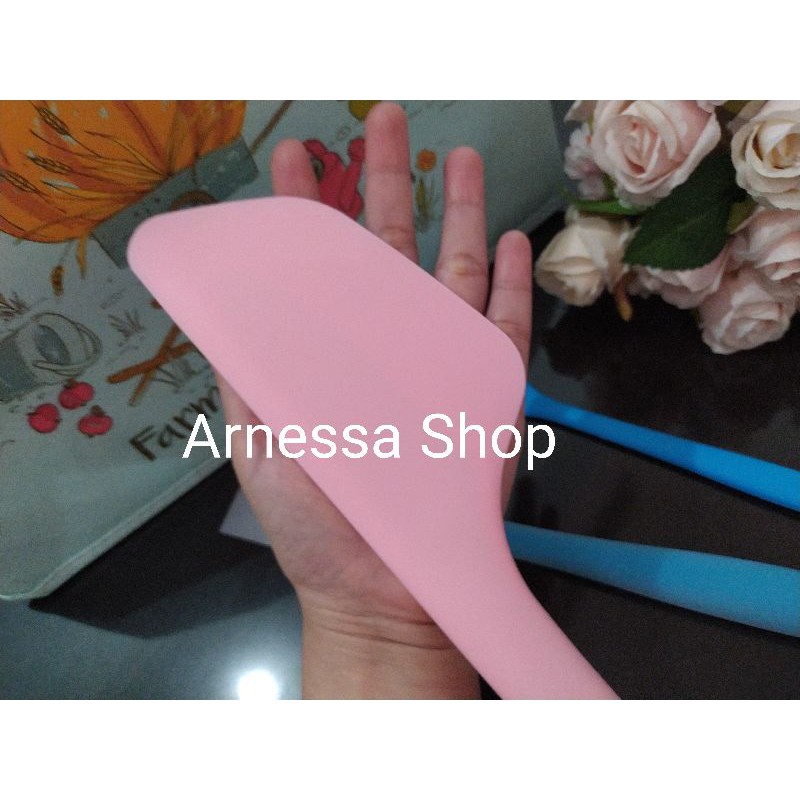 Spatula Silikon Bigsize Pengaduk alas adonan paket dekorasi kue sprinkle parutan keju fondant cutter