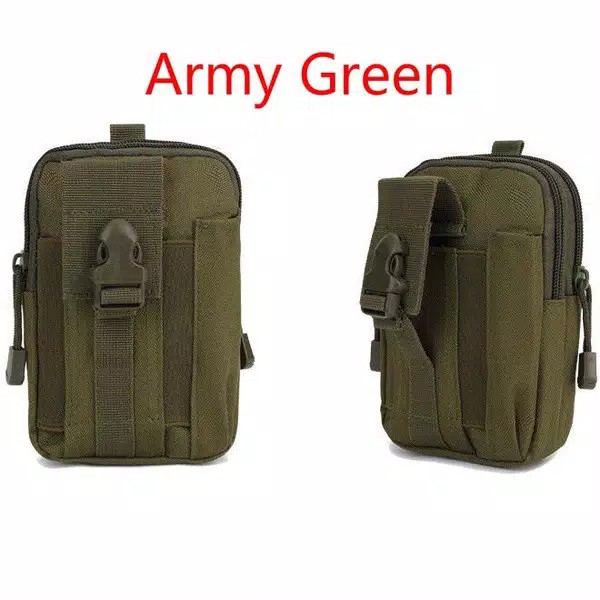 Tas pinggang HP pria Tactical Army Military Militer Molle pouch bag Outdoor