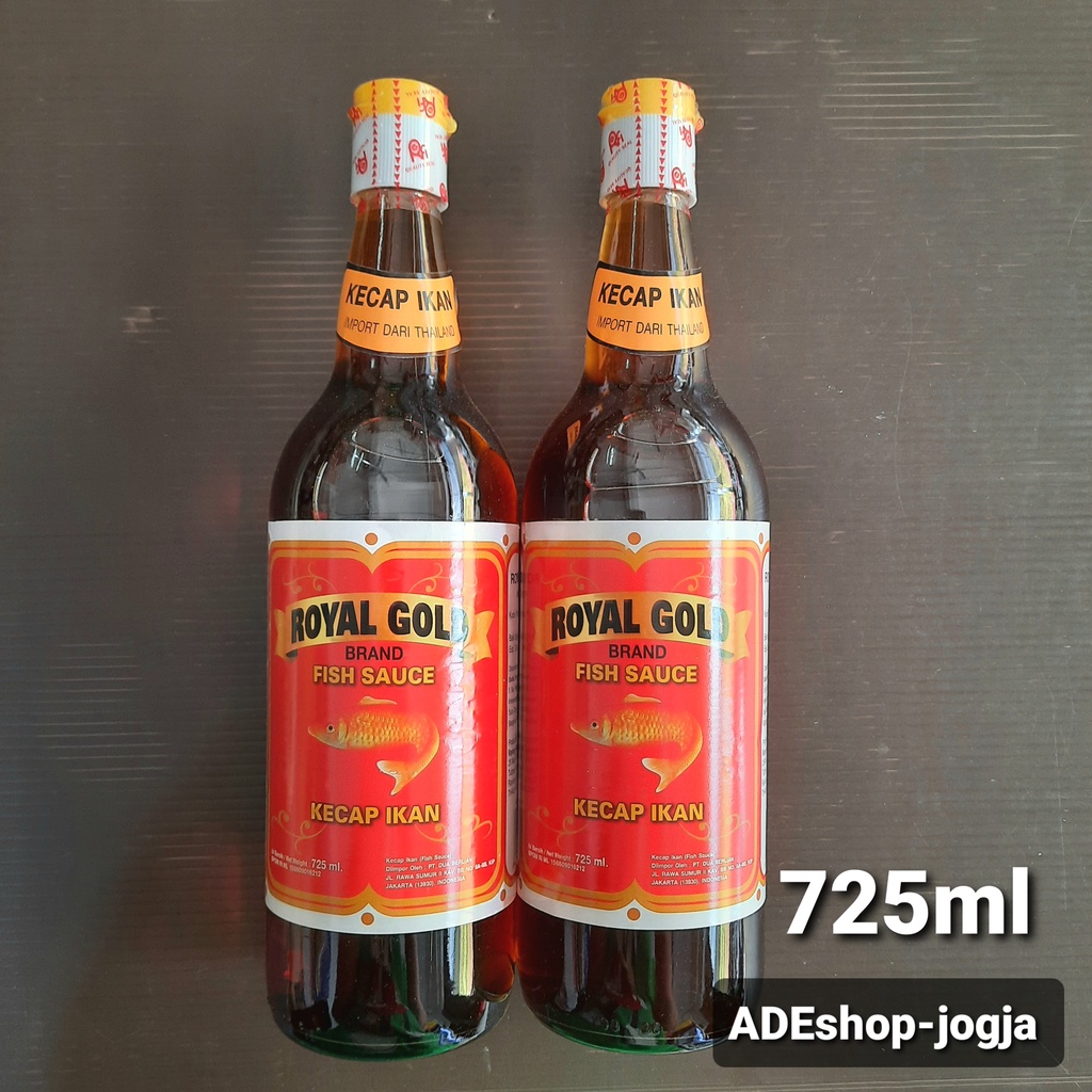 

kecap ikan royal gold 725 ml fish sauce thailand impor