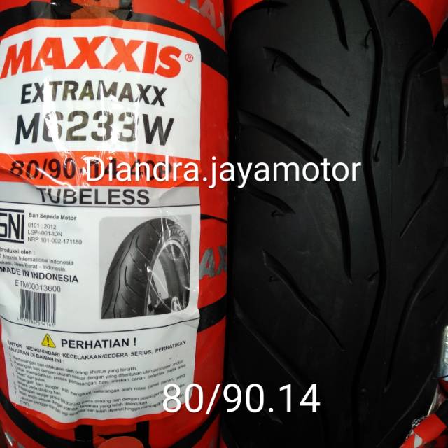 Ban tubles matic maxxis xtramaxx 80/90.14 free pentil for all matic