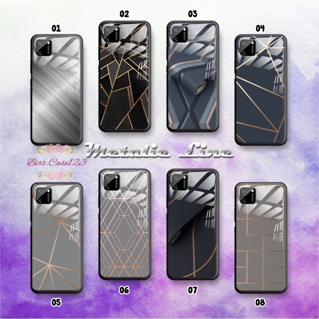 Softcase back case glass kaca METALIC Samsung A02S S20 S11 S11+ s20+ NOTE 8 9 10 10+ 20 ultra BC2486