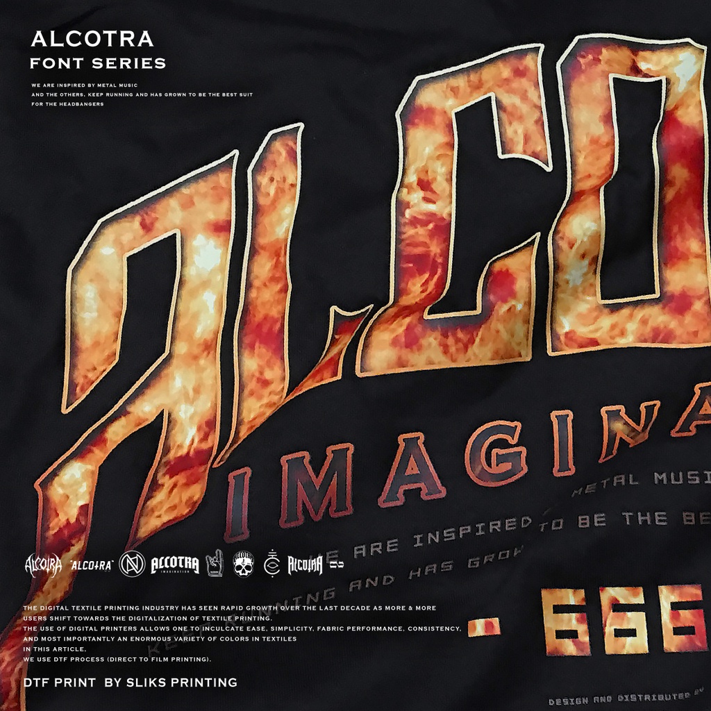 TS ALCO FIRE // T-SHIRT ALCOTRA FIRE FONT