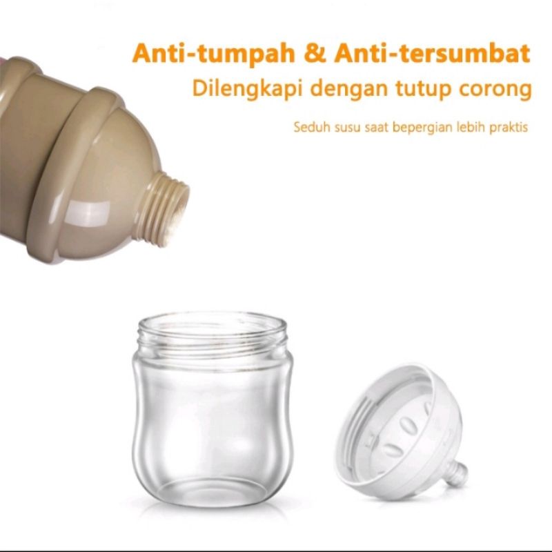 [COD] Wadah Tempat Susu Bubuk Bayi Travel 4Tingkat Milk Powder Container Karakter Kotak Susu